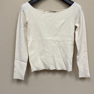 RÓHE OFF WHITE KNITTED LONG SLEEVE - 38